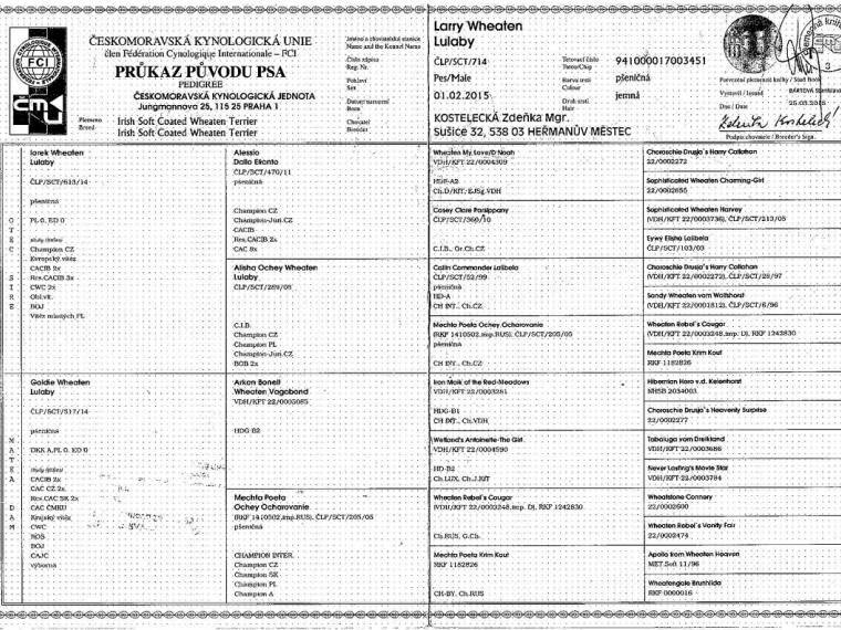 Larry Wheaten Lulaby