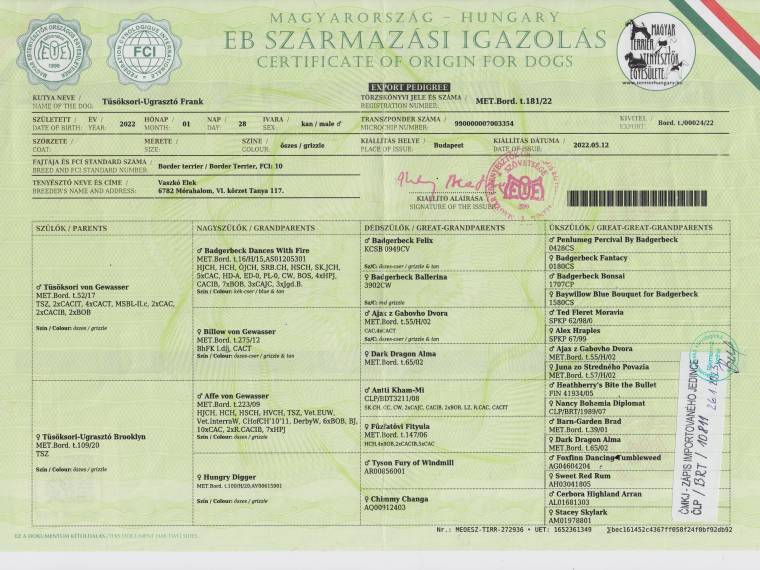 Frank Tüsöksori-Ugrasztó